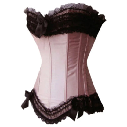 Fashion Lace Overbust Corsets Waist Cincher