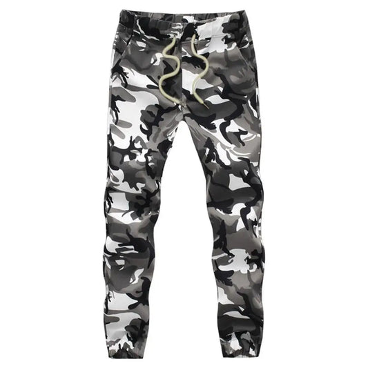 Mens Camouflage Loose Comfortable Cargo Jogger