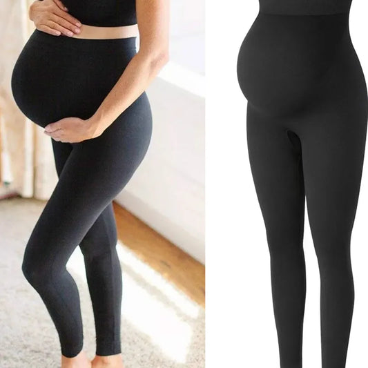 ATHRUN High Waist Stretch Knit Maternity Pants