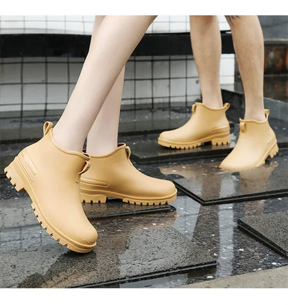 Versatile Waterproof Non-slip Unisex Rain Boots