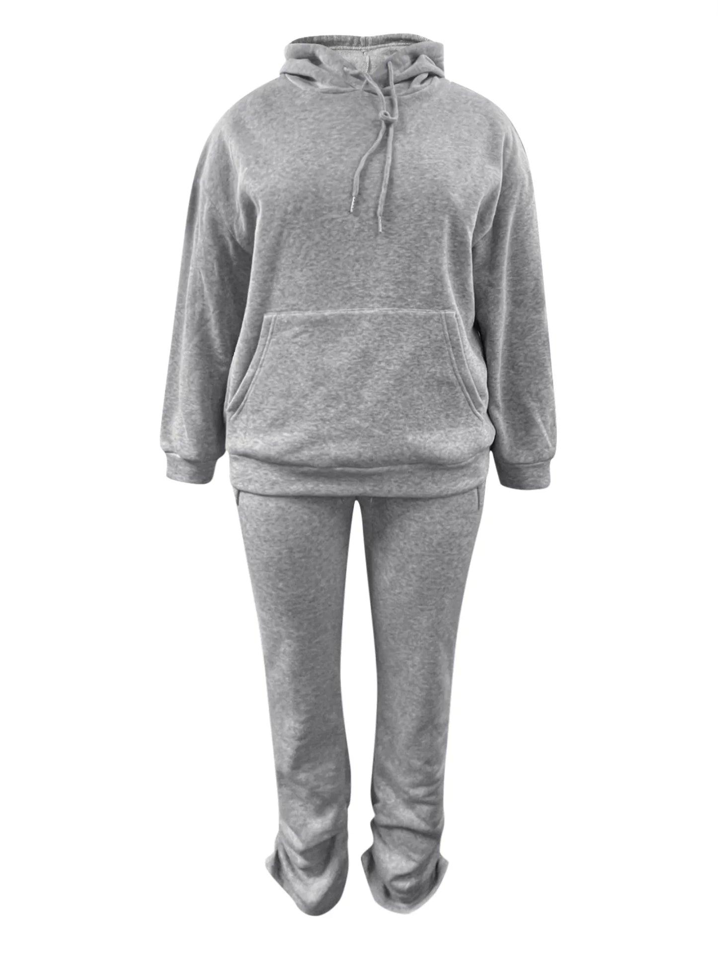 LW Plus Size Two Piece Sweatshirt & Jogger Pant Sweatsuits