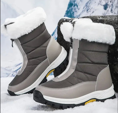 Thick Soled Waterproof Warm High Cut Snow Boots for Women