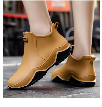 Waterproof Shoes Rain Boots Men Anti-slip Wear-resistant