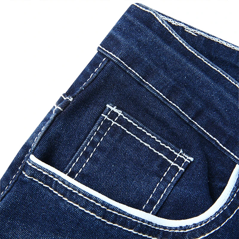 Stretchy Casual Denim Blues Jeans for Men