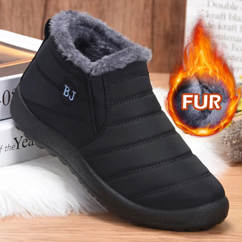 Chunky Plush Winter Warm Snow Boots