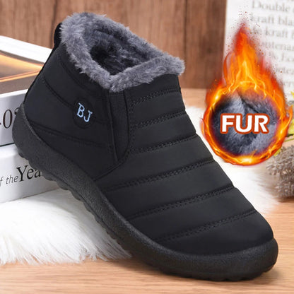 Chunky Plush Winter Warm Snow Boots