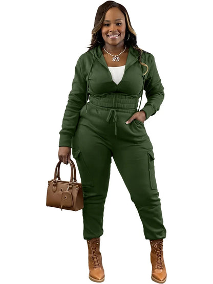 Wmstar Two Piece Outfits for Women Sport Suit Matching Tracksuit Casual Top and Pants Sets