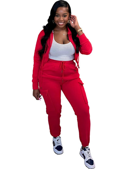 Wmstar Two Piece Outfits for Women Sport Suit Matching Tracksuit Casual Top and Pants Sets