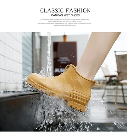 Versatile Waterproof Non-slip Unisex Rain Boots