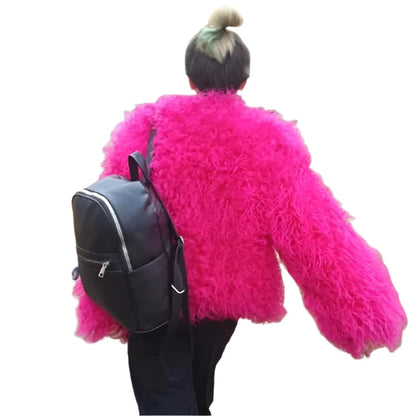 18 Colors Fun Flirty High Fashion Faux Fur Coat and Jackets