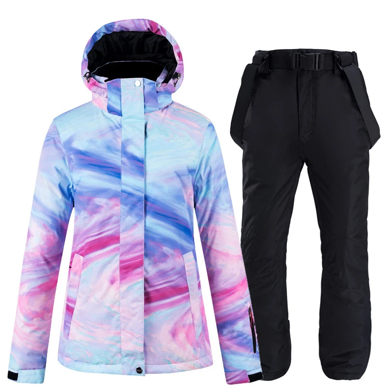 Artic Queen -30, Women Snow Wear Suit Sets, Snowboard Clothing