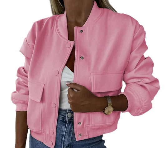 BISHAN Bomber Jackets For Women Assorted Colors