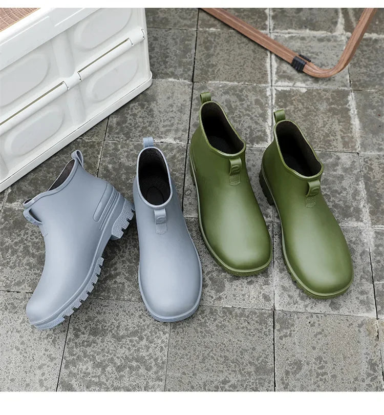 Versatile Waterproof Non-slip Unisex Rain Boots