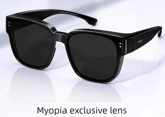 Myopic Unisex Polarized Sunglasses to place on Glasses