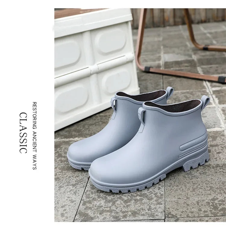 Versatile Waterproof Non-slip Unisex Rain Boots