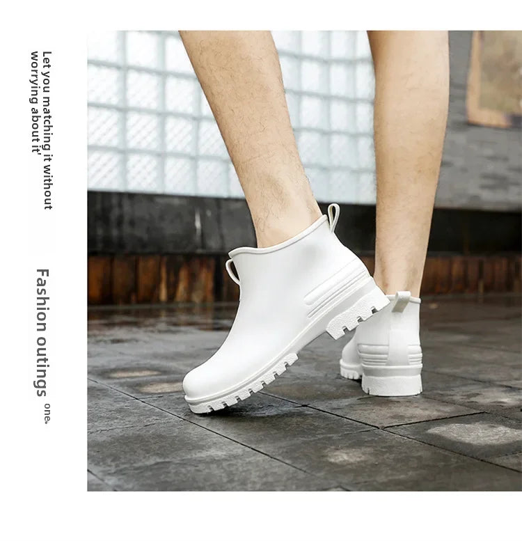 Versatile Waterproof Non-slip Unisex Rain Boots