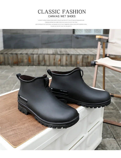 Versatile Waterproof Non-slip Unisex Rain Boots