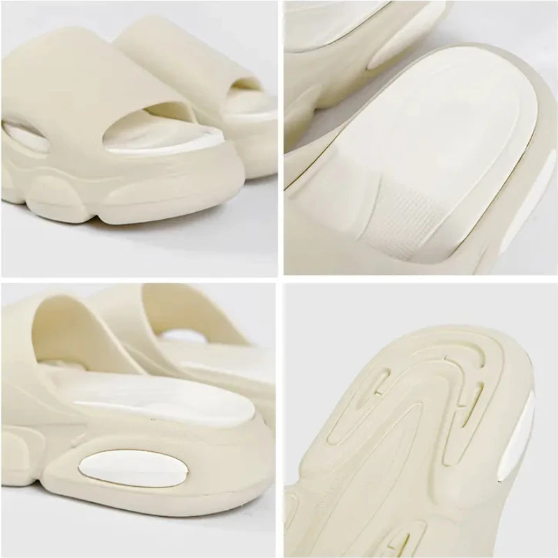 YEAE Trendy Soft Air Cushion EVA Slip On Flip Flops Slides Shoes Summer Sandals