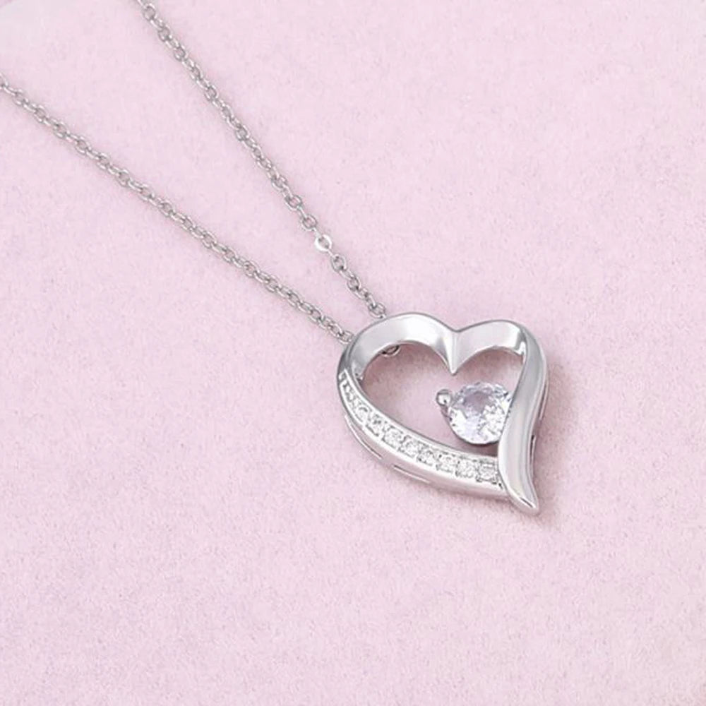 To My Love Gold or Silver Pendant Necklace Gift