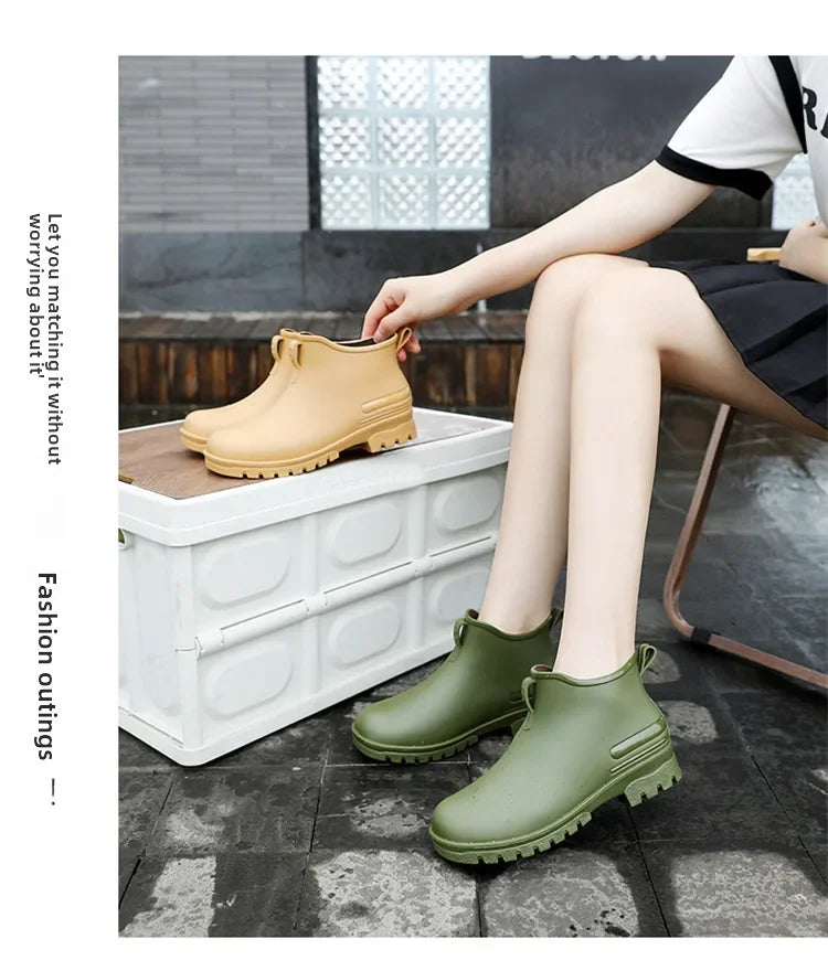 Versatile Waterproof Non-slip Unisex Rain Boots