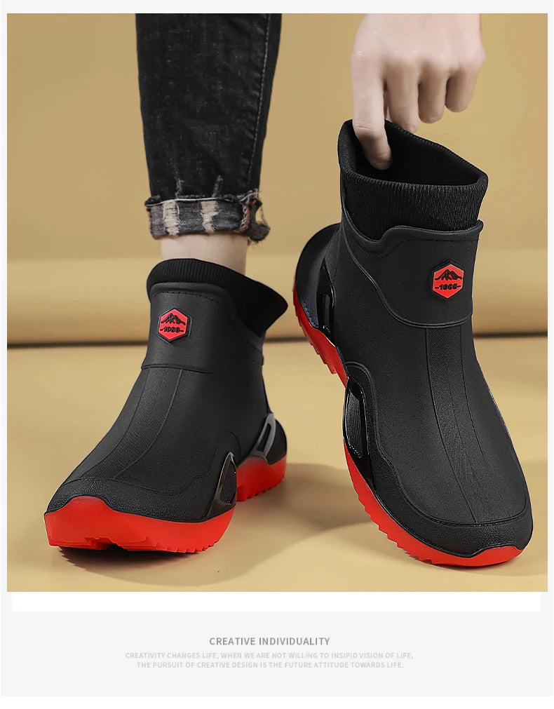 Trendy Rain Boots for Men