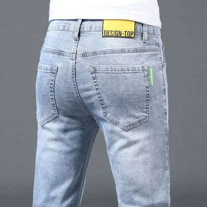 Classic Fashionable and Comfortable Streetwear Skinny Jeans Pants for Men