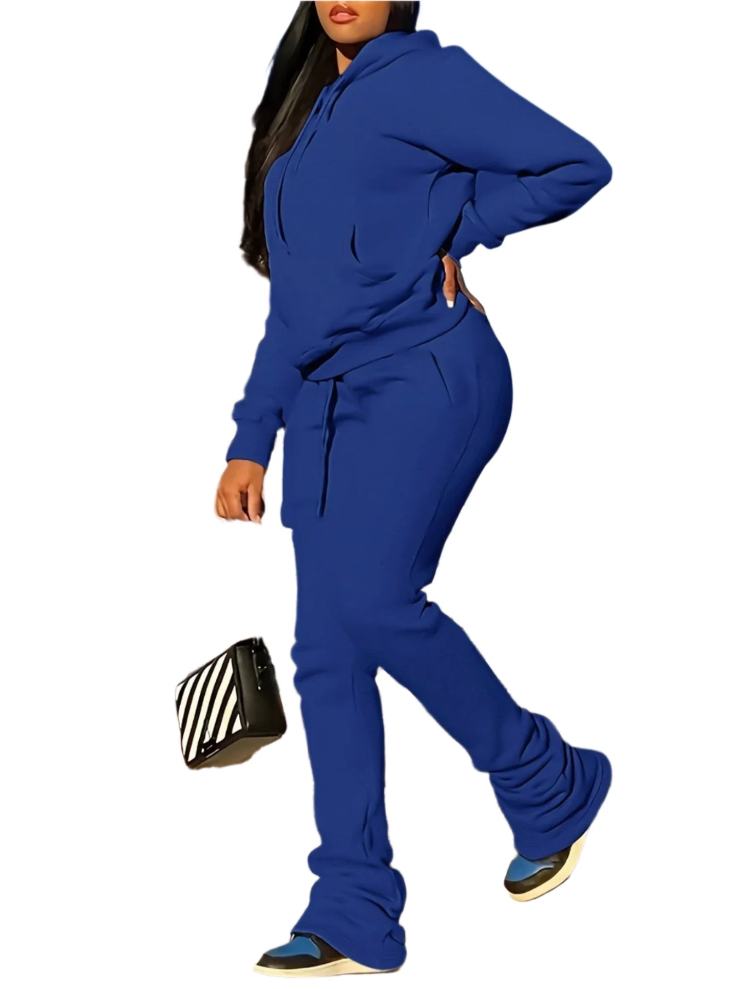 LW Plus Size Two Piece Sweatshirt & Jogger Pant Sweatsuits