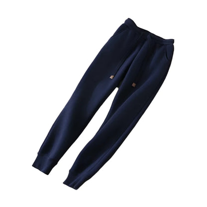 OKXGNZ Casual Thicken Fleece Sweatshirt Hoodies Jacket & Fleece Sweatpants Two-piece Set