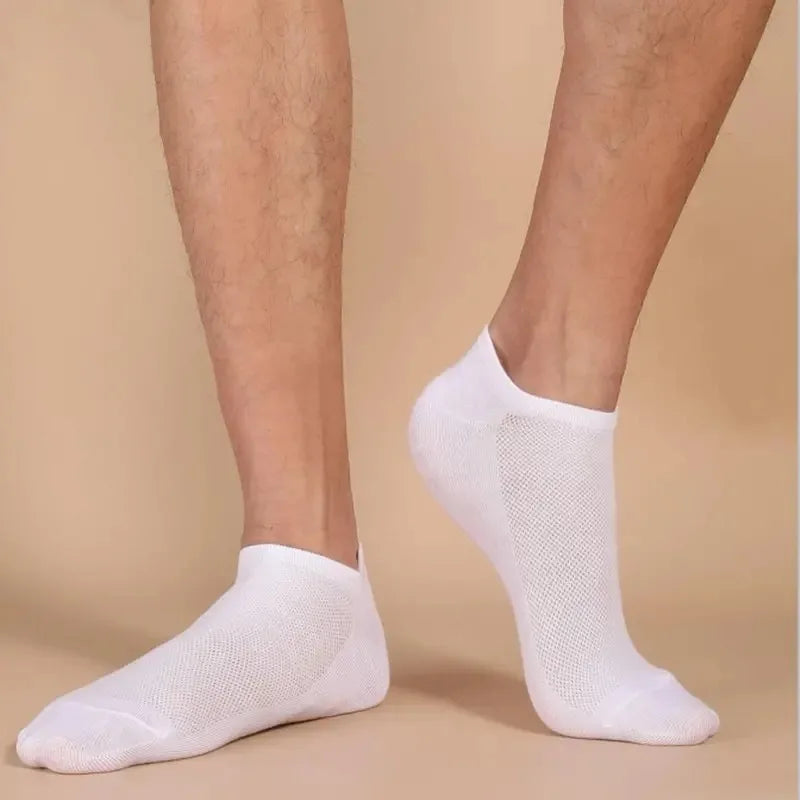 10 Pairs Unisex Casual Low Cut Thin Ankle Socks Breathable Comfy Anti Odor Sweat-absorbing