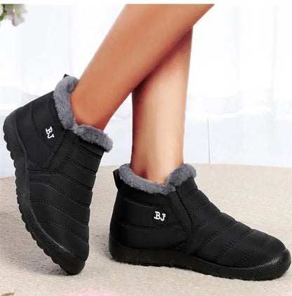 Chunky Plush Winter Warm Snow Boots