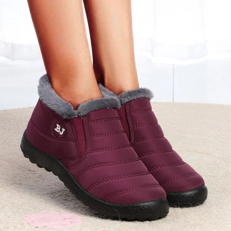 Chunky Plush Winter Warm Snow Boots