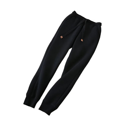 OKXGNZ Casual Thicken Fleece Sweatshirt Hoodies Jacket & Fleece Sweatpants Two-piece Set