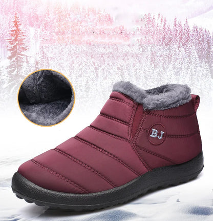 Chunky Plush Winter Warm Snow Boots