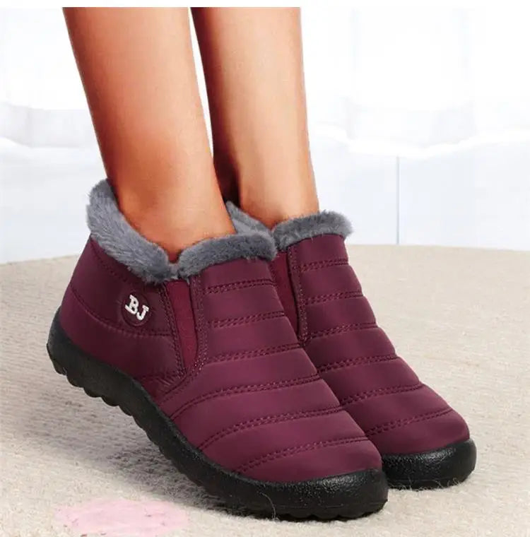 Chunky Plush Winter Warm Snow Boots