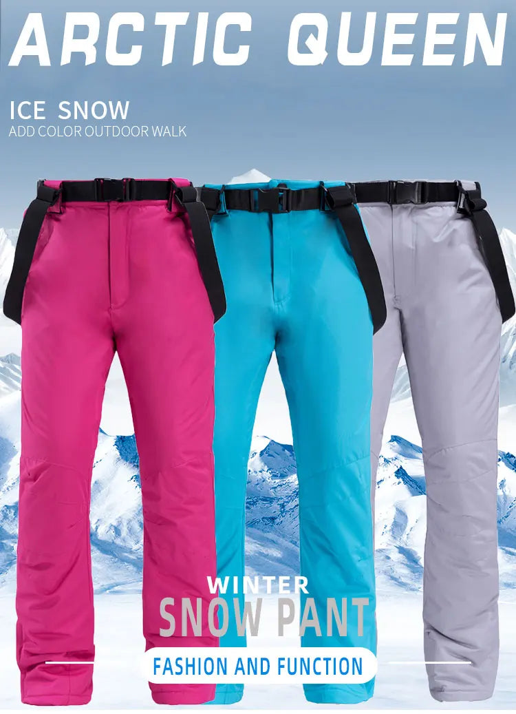 Artic Queen -30, Women Snow Wear Suit Sets, Snowboard Clothing