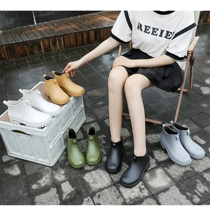 Versatile Waterproof Non-slip Unisex Rain Boots