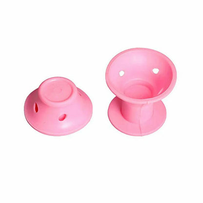 20/set Soft Rubber Hair Care Rollers Silicone Hair Curler No Heat No Clip Hair Curling Styling DIY Tool for Curler