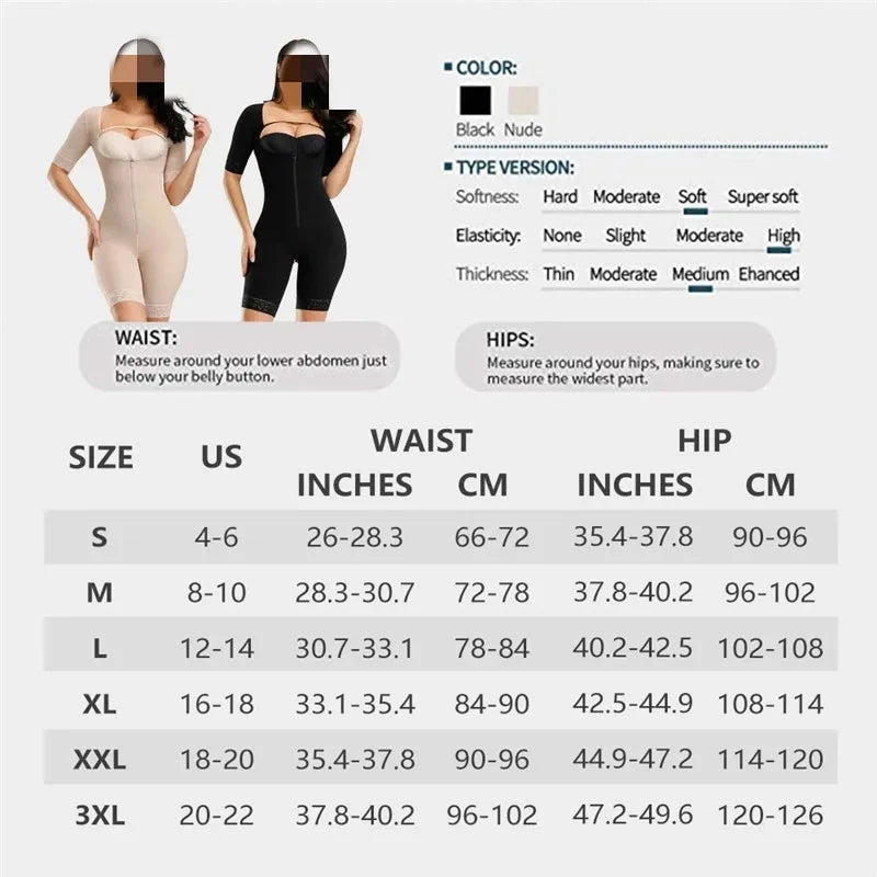 Honey Gaga Body Shaper Slimming Shapewear Bodysuit