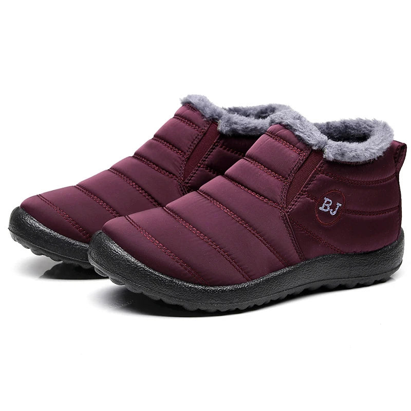 Chunky Plush Winter Warm Snow Boots