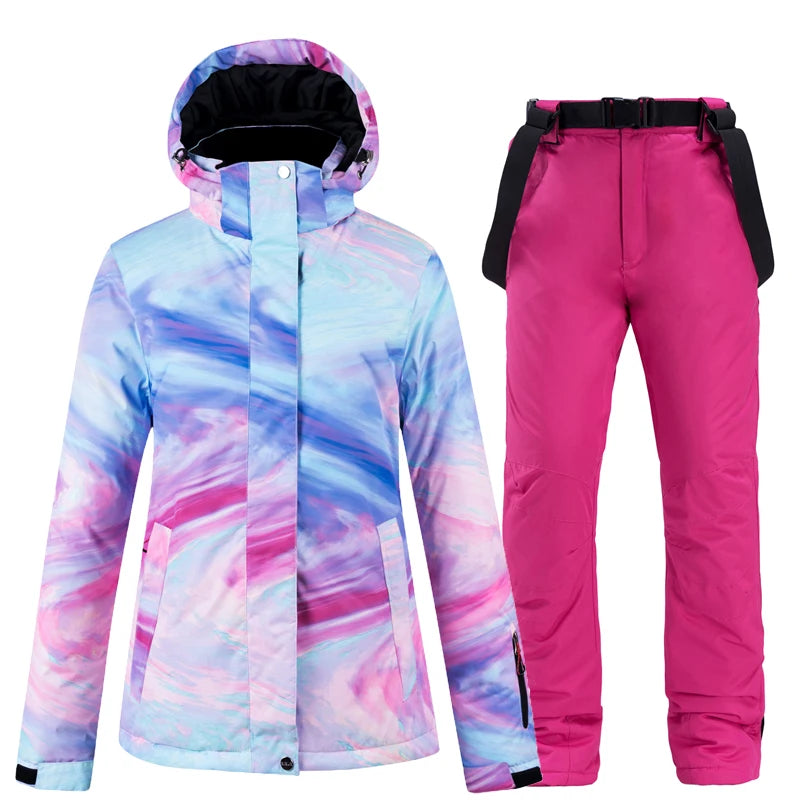 Artic Queen -30, Women Snow Wear Suit Sets, Snowboard Clothing