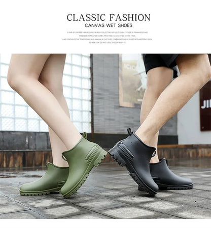 Versatile Waterproof Non-slip Unisex Rain Boots