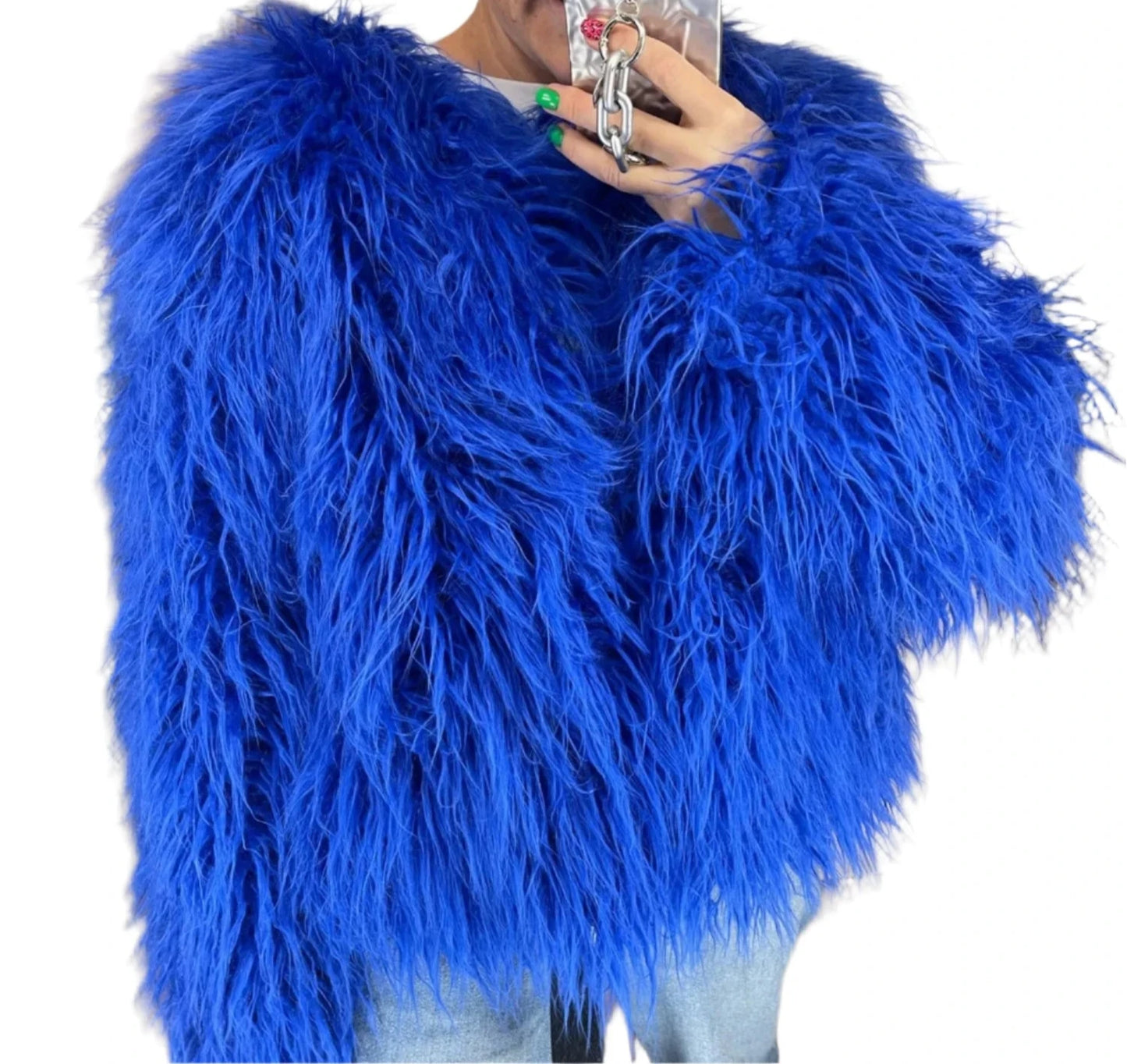 18 Colors Fun Flirty High Fashion Faux Fur Coat and Jackets