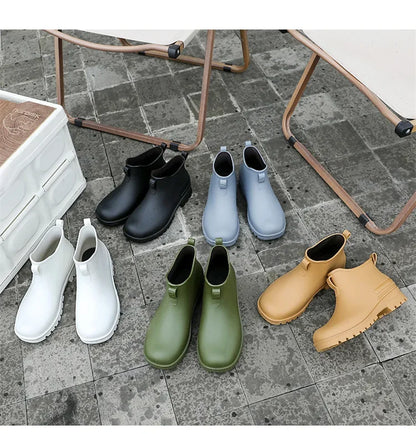 Versatile Waterproof Non-slip Unisex Rain Boots