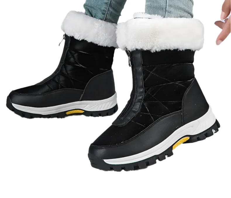 Thick Soled Waterproof Warm High Cut Snow Boots for Women