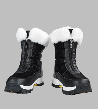 Thick Soled Waterproof Warm High Cut Snow Boots for Women