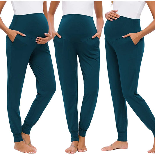 Casual Comfy Super Soft Slim Adjustable Waist Maternity Pants