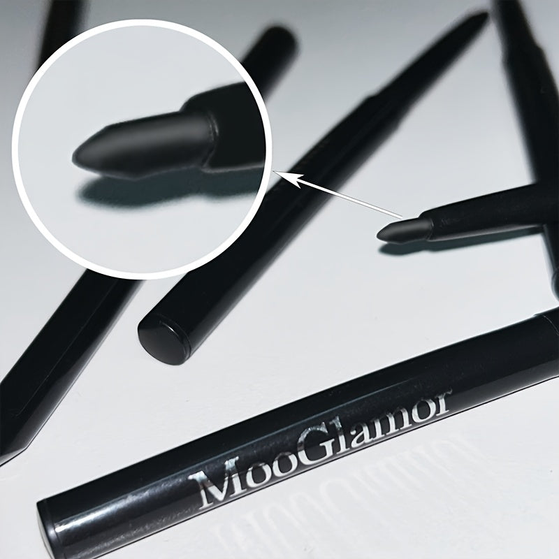 3pcs Waterproof Black Eyeliner Pencils - Smudge-Proof, Long-Lasting & Beginner-Friendly Eye Makeup